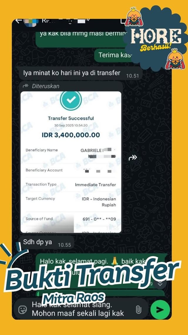 Bukti TF Utama